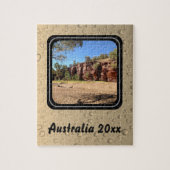 Creëer je eigen puzzel - Australische outback Legpuzzel (Verticaal)
