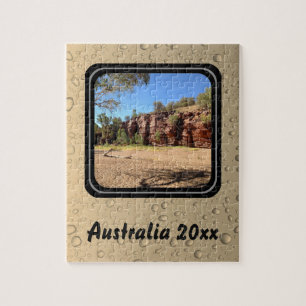 Creëer je eigen puzzel - Australische outback Legpuzzel