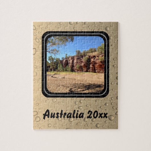 Creëer je eigen puzzel - Australische outback Legpuzzel (Verticaal)