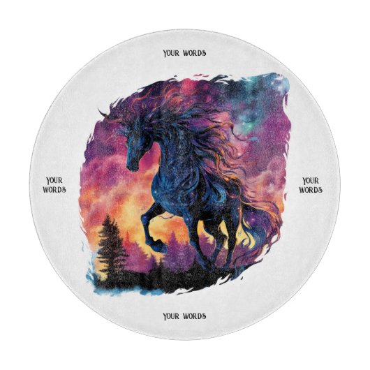 Creëer Je eigen Pyrois Dark Horse Magic Snijplank (Voorkant)