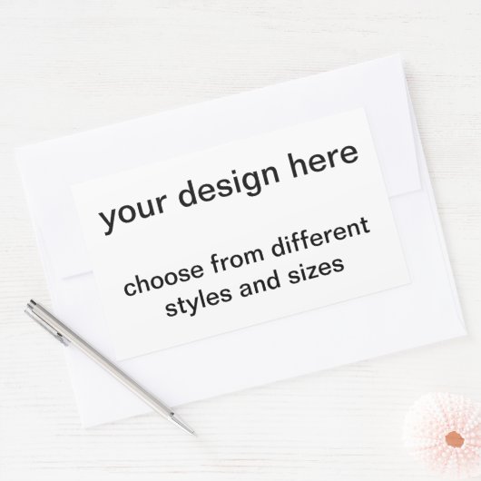 creëer je eigen rechthoekige sticker (Envelop)