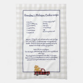 Creëer je eigen Recipe kerstakel Theedoek (Verticaal)