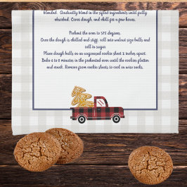 Creëer je eigen Recipe kerstakel Theedoek