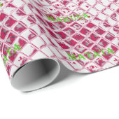 Creëer Je eigen Red Hakuna Matata Style Cadeaupapier (Rol Hoek)