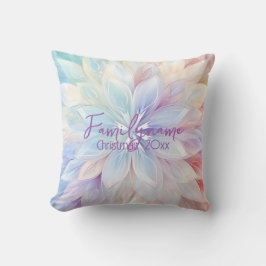 Creëer Je eigen regenboog kerstpunsettia Kussen