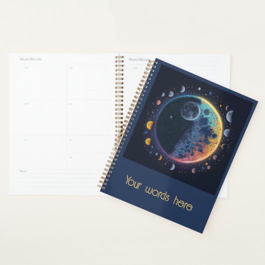 Creëer Je eigen regenboogmanen Planner (Display)