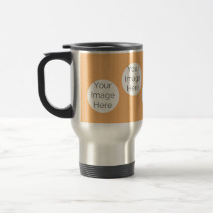 creëer je eigen reis Mug cup met foto's perzik Reisbeker