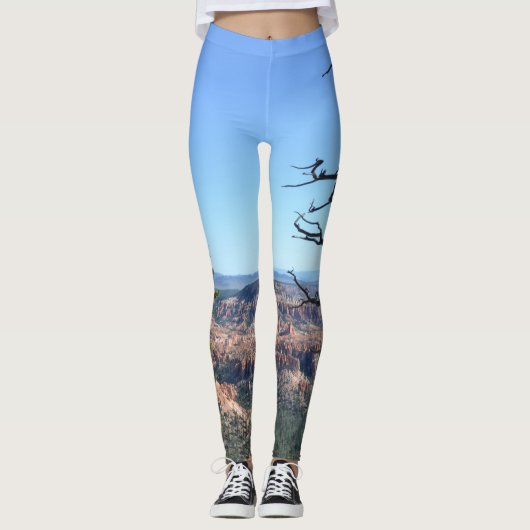 Creëer je eigen reisvakantiefoto leggings (Voorkant)