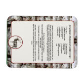 Creëer je eigen rendierhert in het Recipe-keepaard Magneet (Horizontaal)