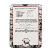 Creëer je eigen rendierhert in het Recipe-keepaard Magneet (Verticaal)