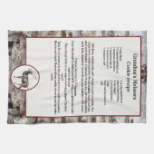 Creëer je eigen rendierhert in het Recipe-keepaard Theedoek (Horizontaal)