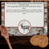 Creëer je eigen rendierhert in het Recipe-keepaard Theedoek