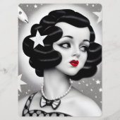 Creëer je eigen retro dame menu (Achterkant)