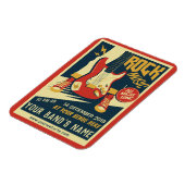 Creëer je eigen Retro Rock Music magnet Magneet (Linkerzijde)