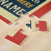 Creëer je eigen Retro Rock Music puzzel Legpuzzel (Zijkant)