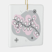 Creëer Je eigen retro-strijkersverlichting Keramisch Ornament (Rechts)