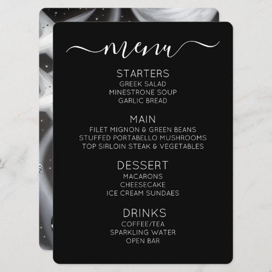 Creëer je eigen retro vrouw menu (Voorkant / Achterkant)