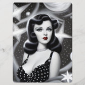 Creëer je eigen retro vrouw menu (Achterkant)