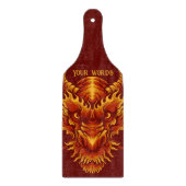 Creëer Je eigen rode drakenhoofd Snijplank (Voorkant)