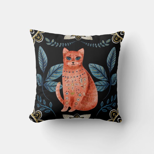 Creëer je eigen rode kat kussen (Voorkant)