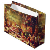 Creëer je eigen romantische kerstherinneringen groot cadeauzakje (Voorkant Gekanteld)