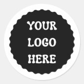 Creëer je eigen ronde Logo Sticker (Voorkant)