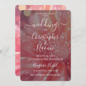 Creëer je eigen roze fantasybloem kaart (Voorkant / Achterkant)