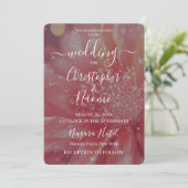 Creëer je eigen roze fantasybloem kaart (Staand voorkant)