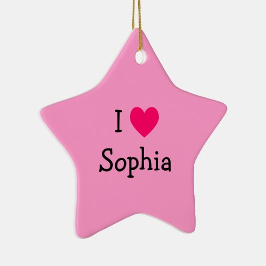 Creëer Je eigen roze kunstmeisje Foto Keramisch Ornament (Rechts)