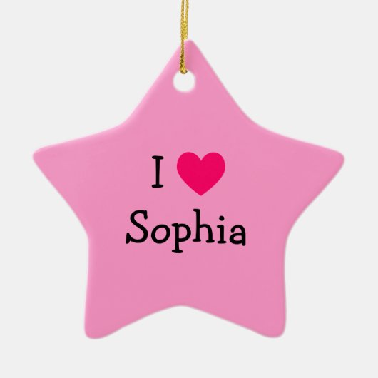 Creëer Je eigen roze kunstmeisje Foto Keramisch Ornament (Voorkant)