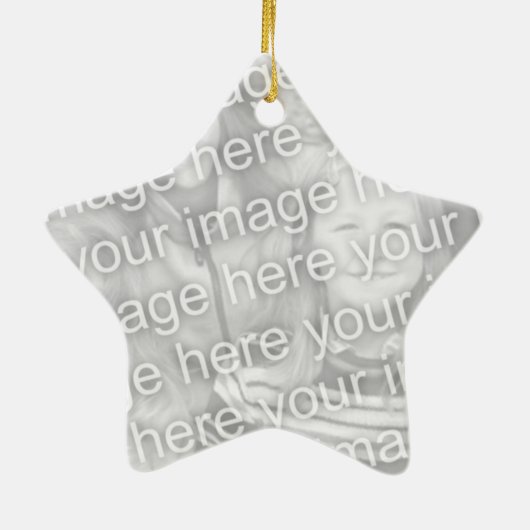 Creëer Je eigen roze kunstmeisje Foto Keramisch Ornament (Achterkant)