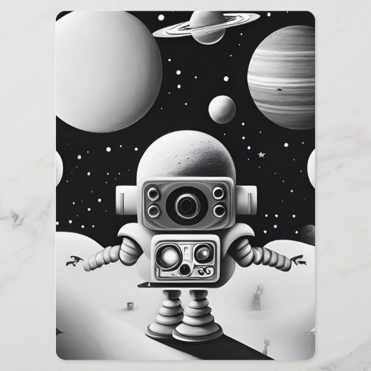Creëer je eigen ruimte robot menu (Achterkant)