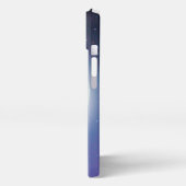 Creëer Je eigen schattige wolf gehuil | Blue Moon  iPhone Hoesje (Linkerkant)