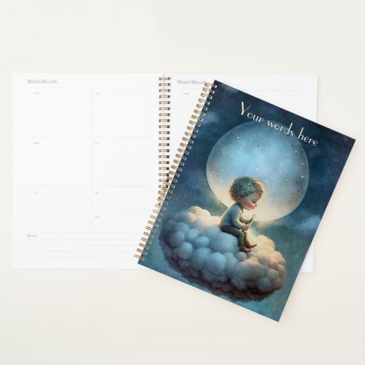 Creëer Je eigen Schattigee droomjongen Planner (Display)