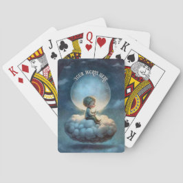 Creëer Je eigen Schattigee droomjongen Pokerkaarten