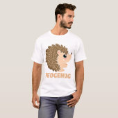 Creëer Je eigen Schattigee egel knuffel T-shirt (Voorkant volledig)