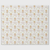 Creëer je eigen Schattigee kleine engel Cadeaupapier (Vlak)