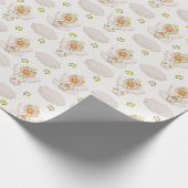 Creëer je eigen Schattigee kleine engel Cadeaupapier (Hoek)