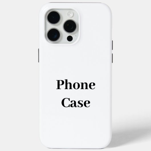Creëer Je Eigen Simpele Merkpromotie Case-Mate iPhone Case (Achterkant)