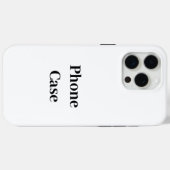 Creëer Je Eigen Simpele Merkpromotie Case-Mate iPhone Case (Achterkant (horizontaal))