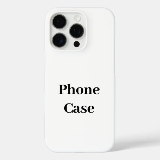 Creëer Je Eigen Simpele Merkpromotie Case-Mate iPhone Case (Achterkant)