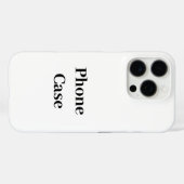 Creëer Je Eigen Simpele Merkpromotie Case-Mate iPhone Case (Achterkant (horizontaal))