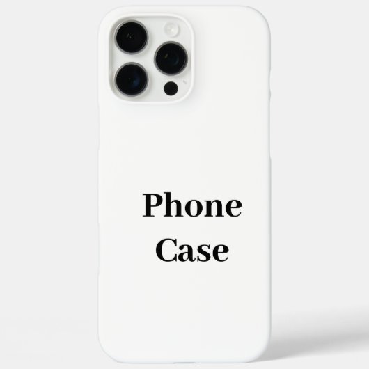 Creëer Je Eigen Simpele Merkpromotie Case-Mate iPhone Case (Achterkant)