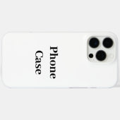 Creëer Je Eigen Simpele Merkpromotie Case-Mate iPhone Case (Achterkant (horizontaal))