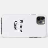 Creëer Je Eigen Simpele Merkpromotie Case-Mate iPhone Case (Achterkant (horizontaal))