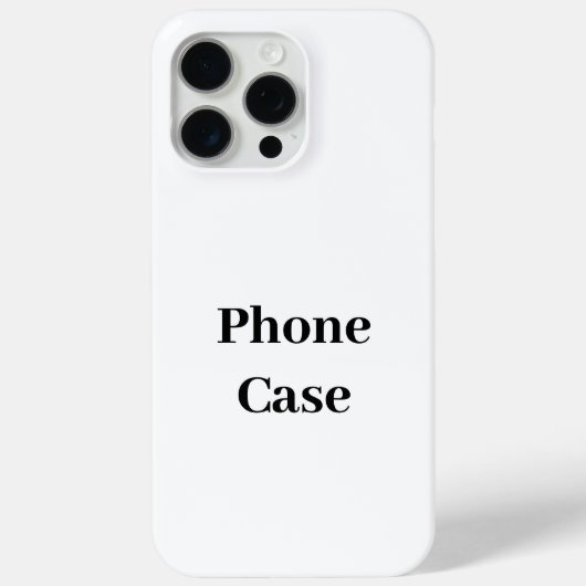 Creëer Je Eigen Simpele Merkpromotie Case-Mate iPhone Case (Achterkant)