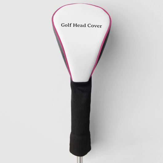 Creëer Je Eigen Simpele Merkpromotie Golfheadcover (Voorkant)