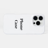 Creëer Je Eigen Simpele Merkpromotie iPhone Hoesje (Achterkant horizontaal)