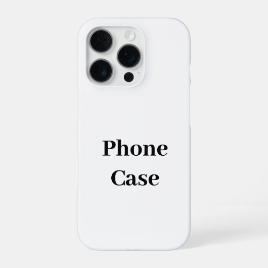 Creëer Je Eigen Simpele Merkpromotie iPhone Hoesje (Achterkant)