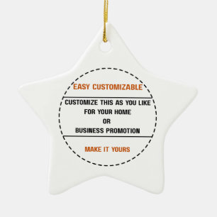 Creëer Je Eigen Simpele Merkpromotie Keramisch Ornament
